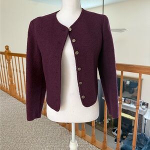 Vintage Jos A Bank Jacket Womens  Small Pure Virgin  Wool Clothiers